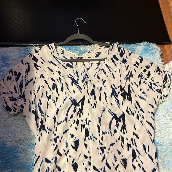 Cynthia rowley 100 % silk medium blouse - Picture 2 of 9